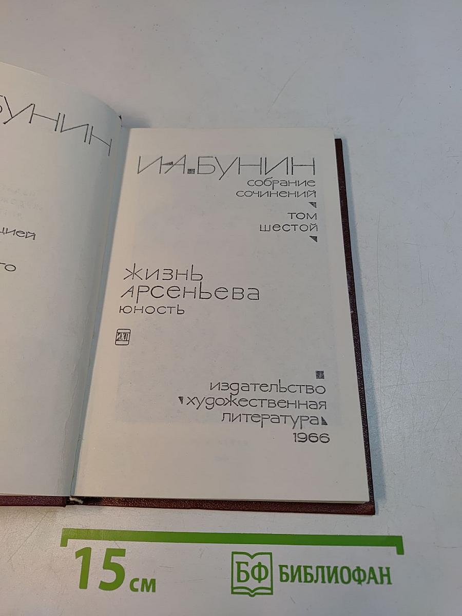 Жизнь Арсеньева. Юность. Собрание сочинений в шести томах. Том шестой