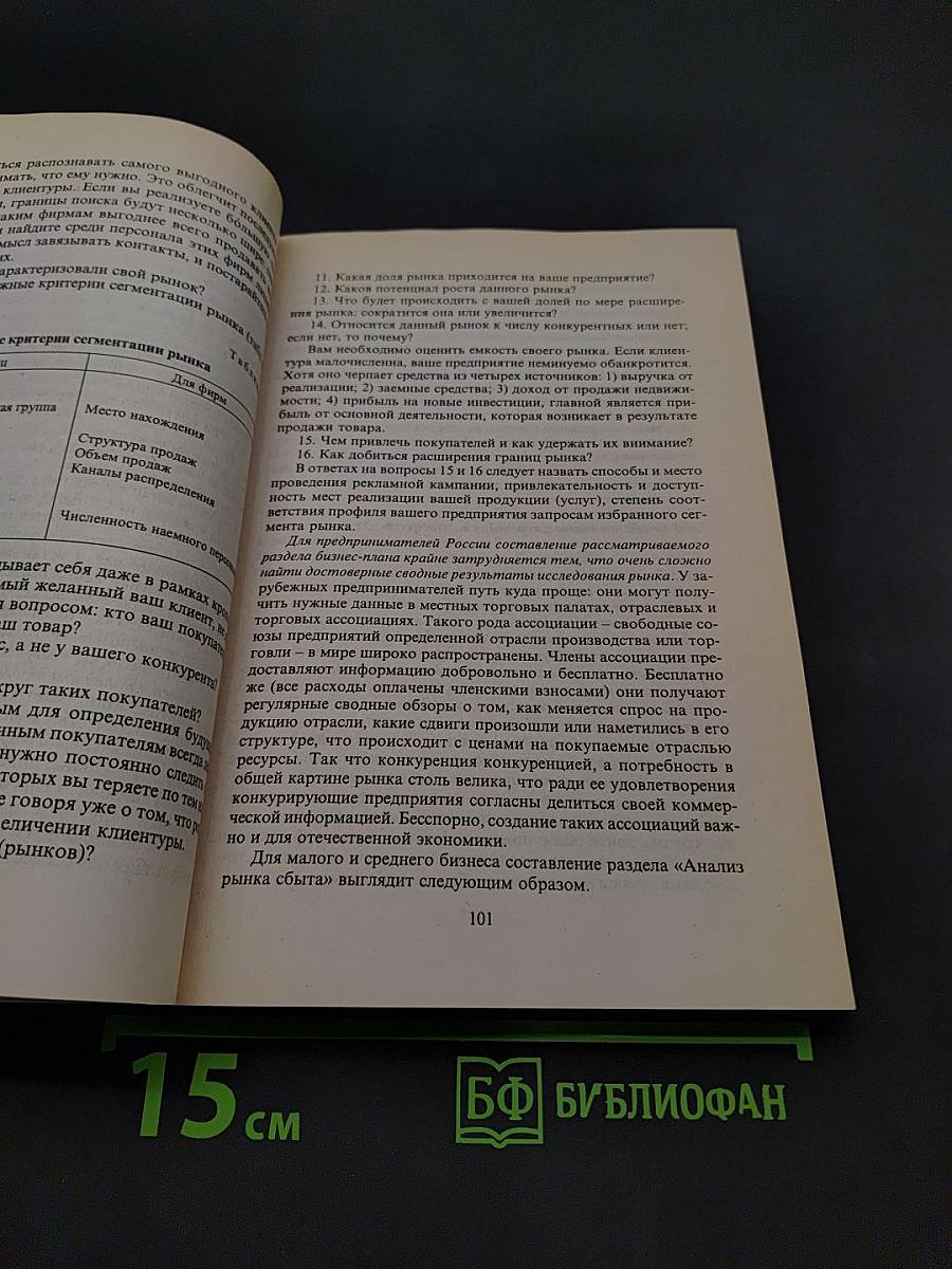 Бизнес-план инвестиционного проекта: Отечественный и зарубежный опыт современной практики