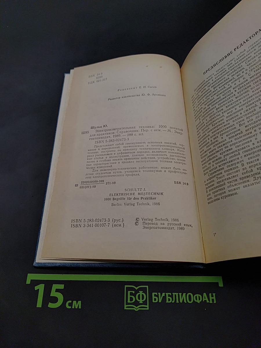 Электроизмерительная техника: 1000 понятий для практиков