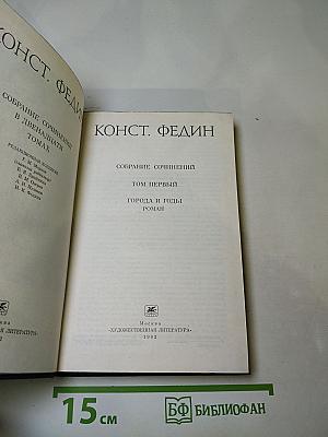 Собрание сочинений. Том первый. Города и годы. Роман