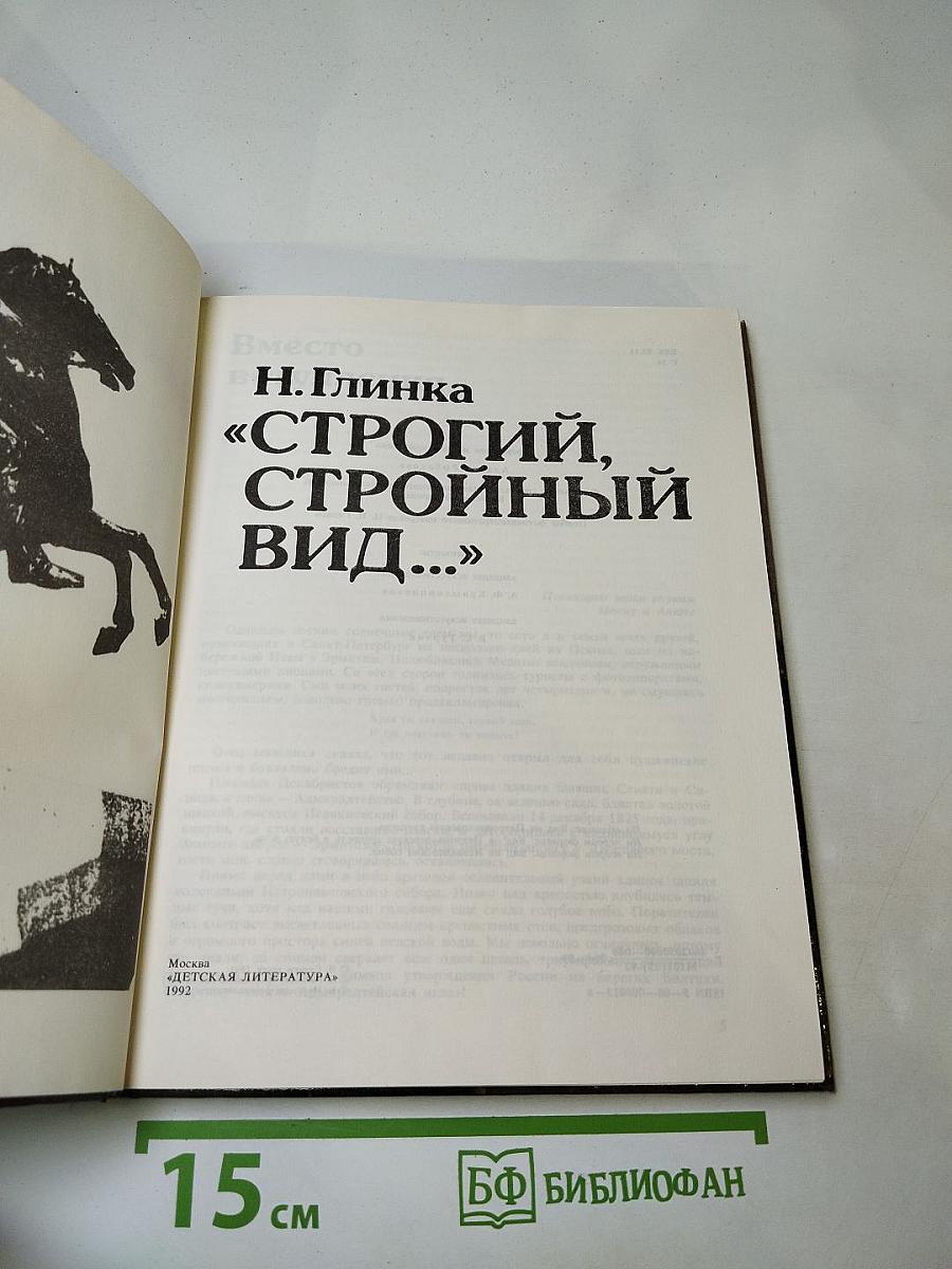 Строгий, стройный вид...