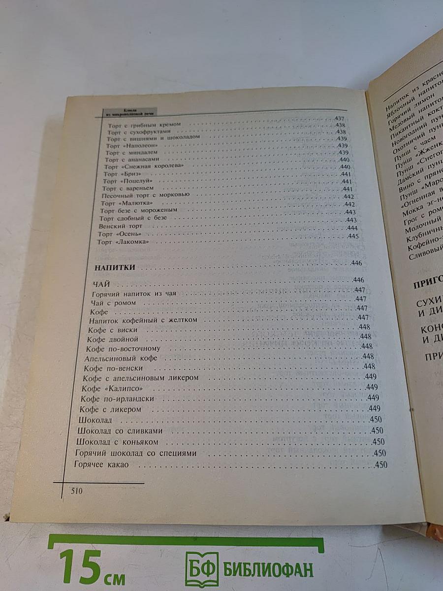 Блюда из микроволновой печи