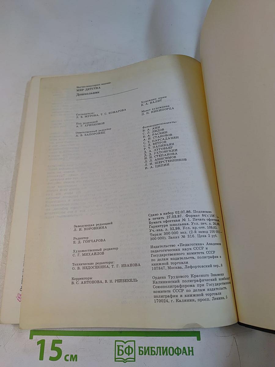 Мир детства. Дошкольник
