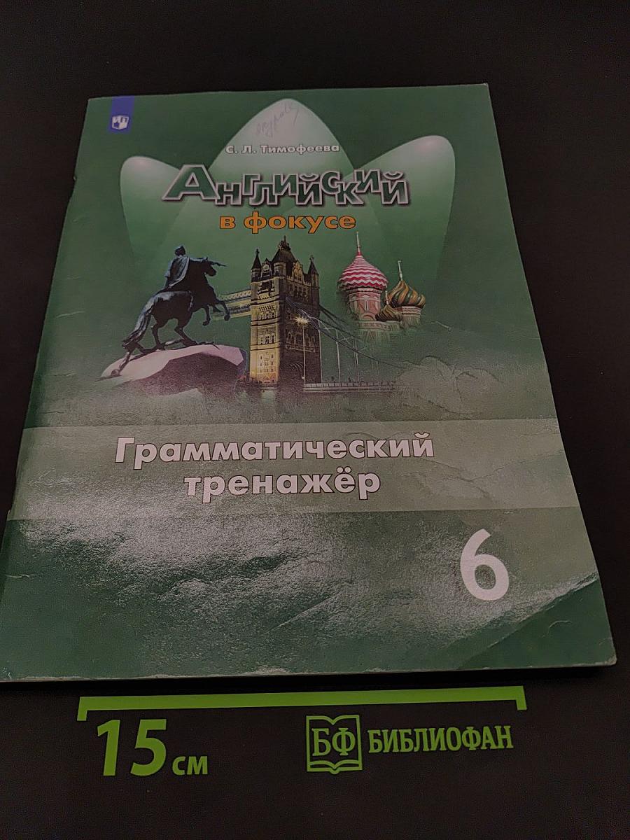 Английский в фокусе. Грамматический тренажёр. 6 класс
