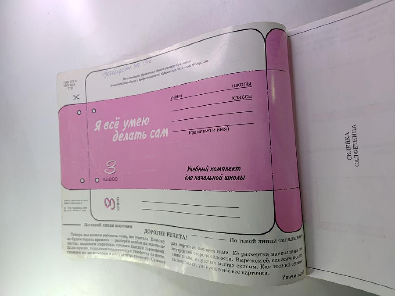 Урок труда. Я всё умею делать сам. 3 класс