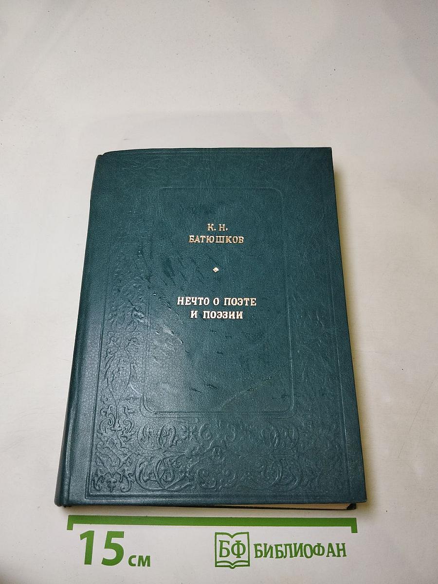 Нечто о поэте и поэзии