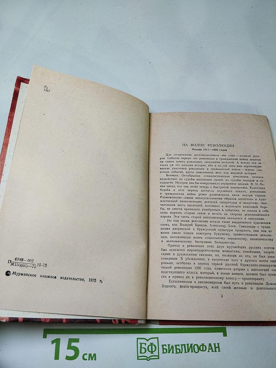 Поэзия 1917-1920 годов