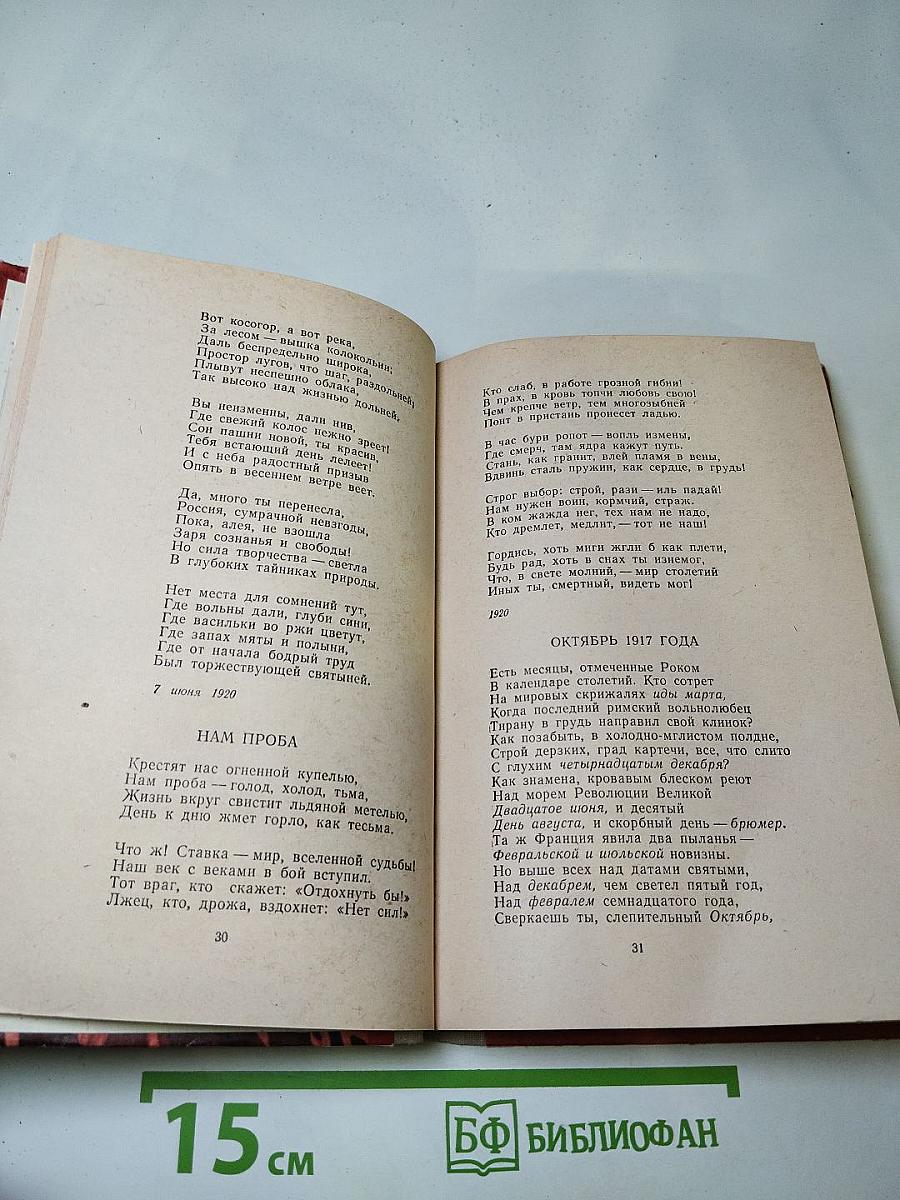 Поэзия 1917-1920 годов