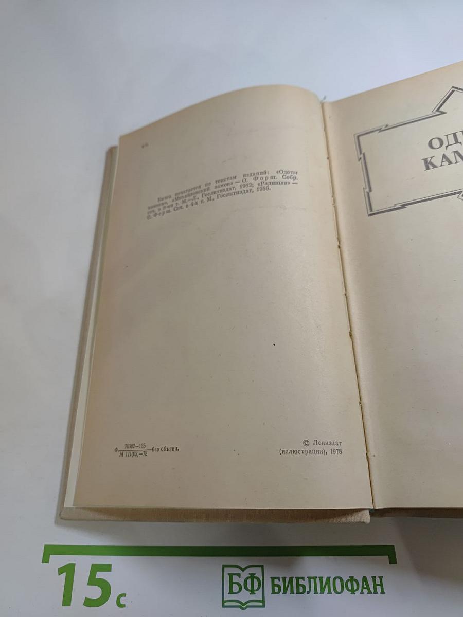 Одеты камнем. Радищев. Михайловский замок