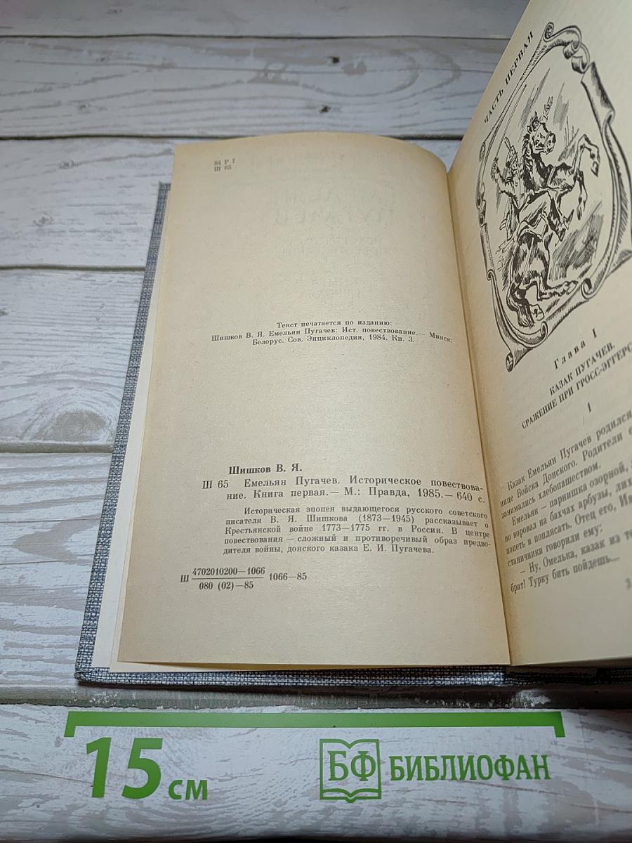 Емельян Пугачев. Книга первая