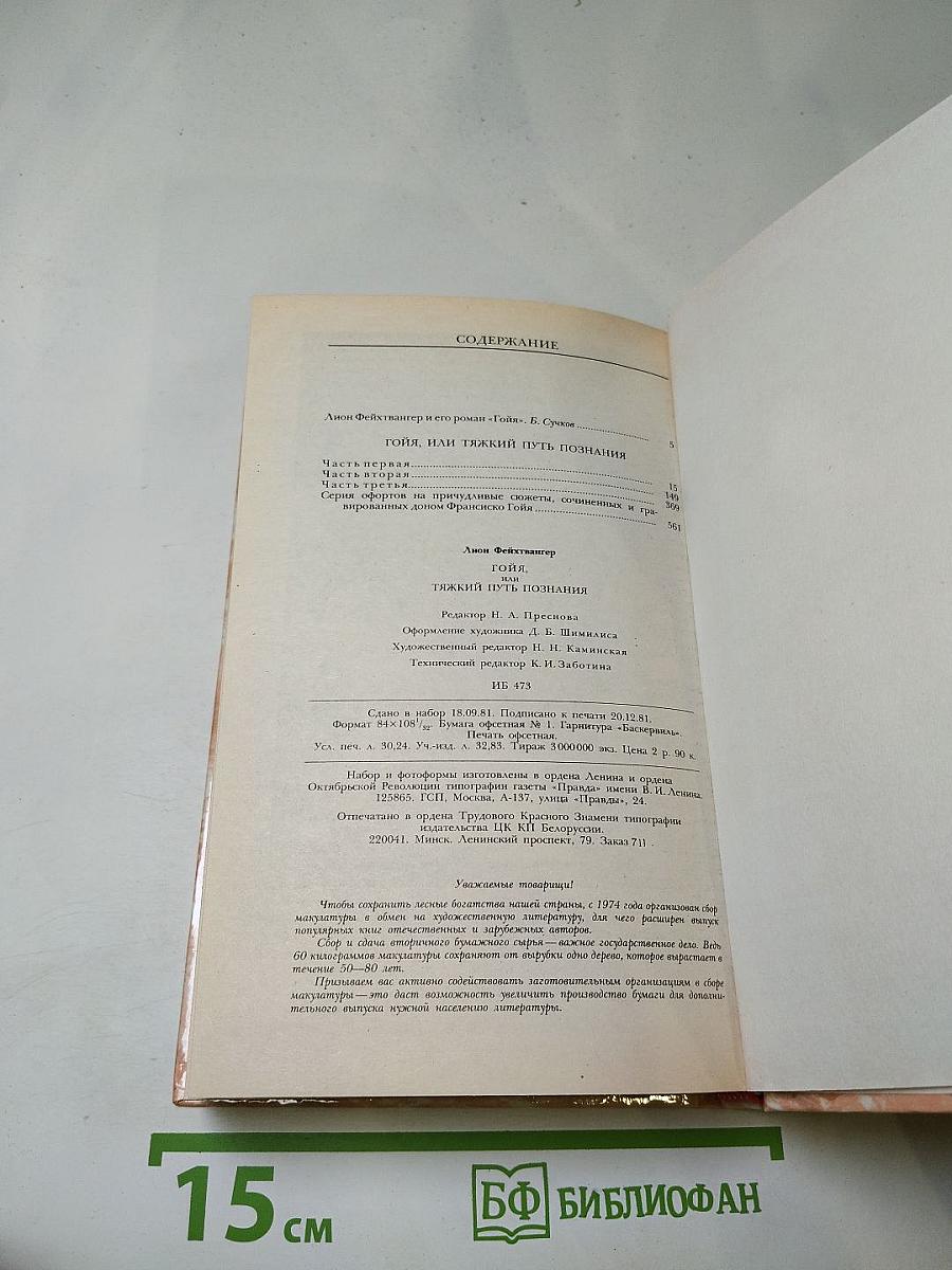 Гойя, или Тяжкий путь познания