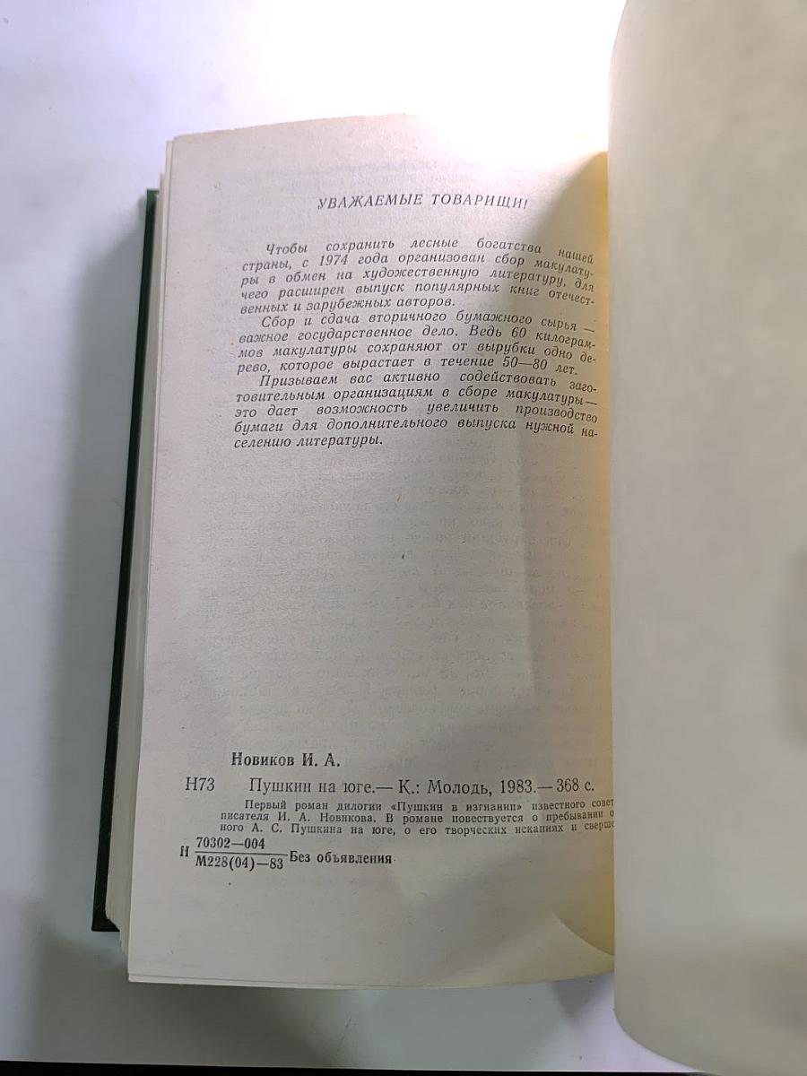 Пушкин на юге