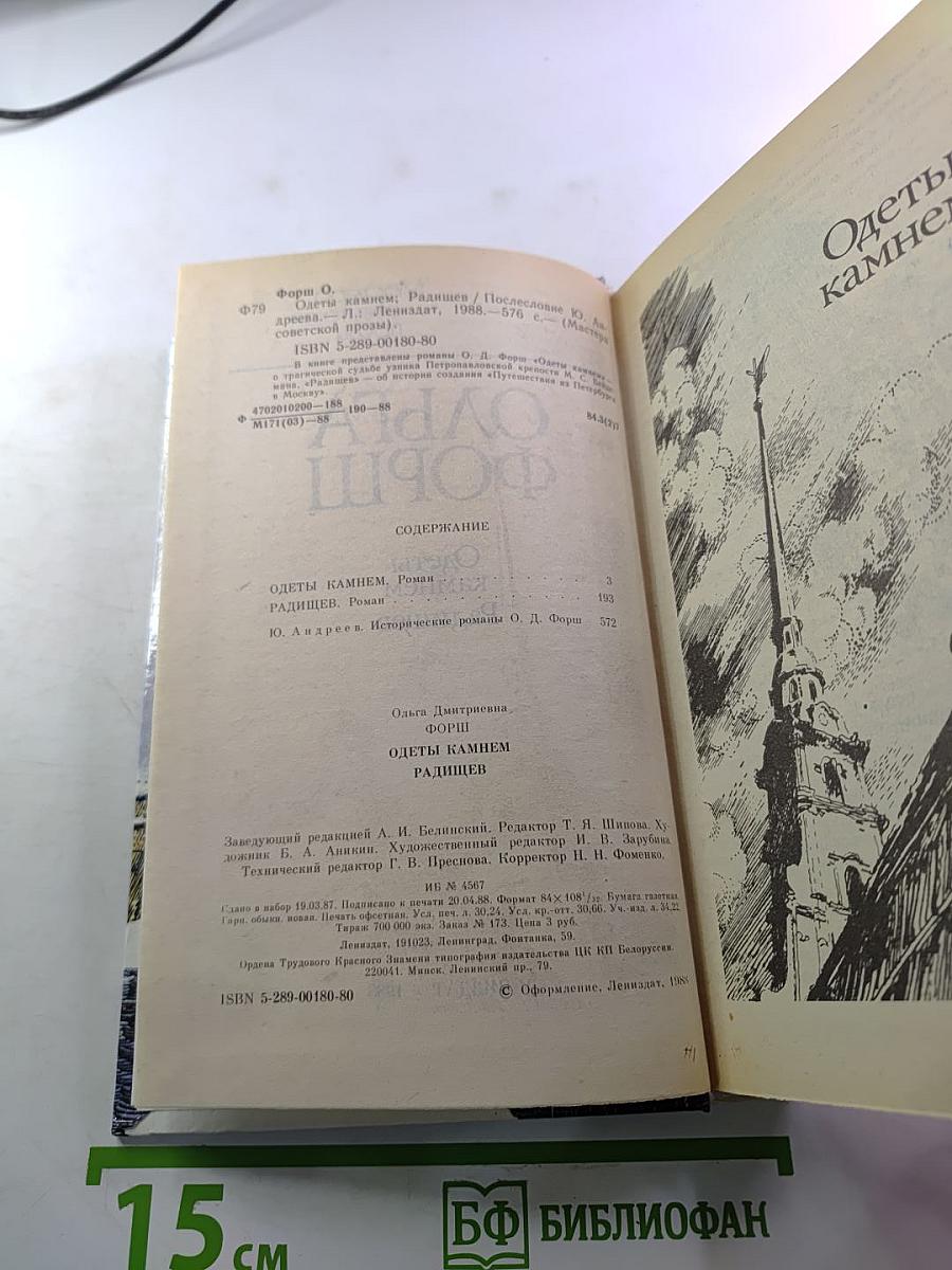 Одеты камнем. Радищев