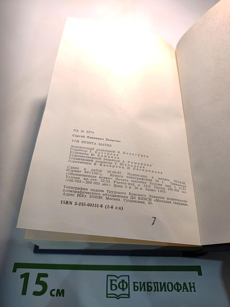 Три пункта бытия