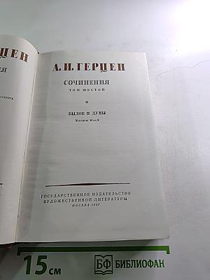 Сочинения. Том шестой. Былое и думы. Части 6-8