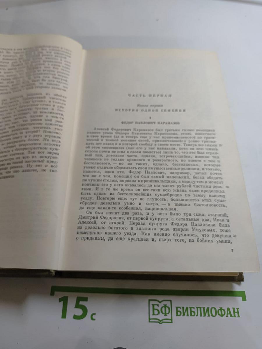 Ф.М. Достоевский. Собрание сочинений. Том 4: Братья Карамазовы. Книги I-X.