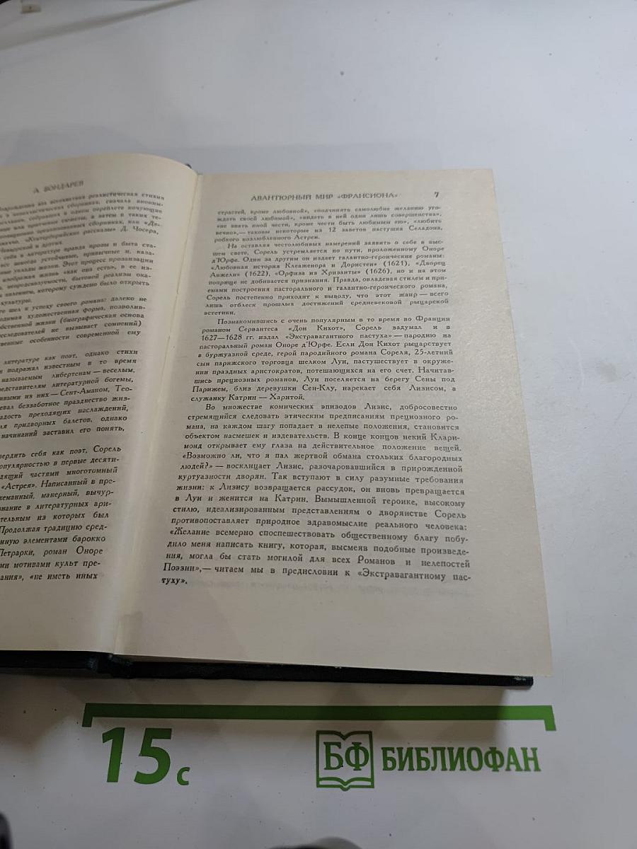 Правдивое комическое жизнеописание Франсиона