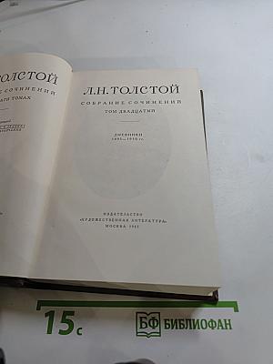 Дневники 1895–1910 гг. (Том двадцатый)