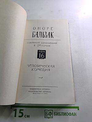 Собрание сочинений в 24 томах. Том 16. Человеческая комедия