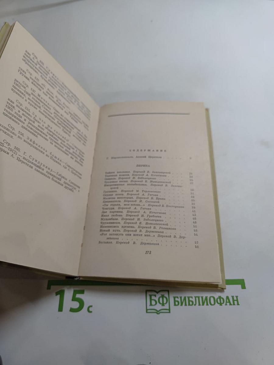 Акакий Церетели. Лирика