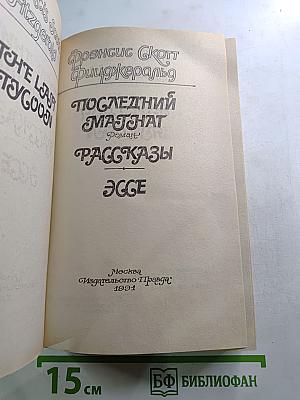 Последний магнат. Рассказы. Эссе