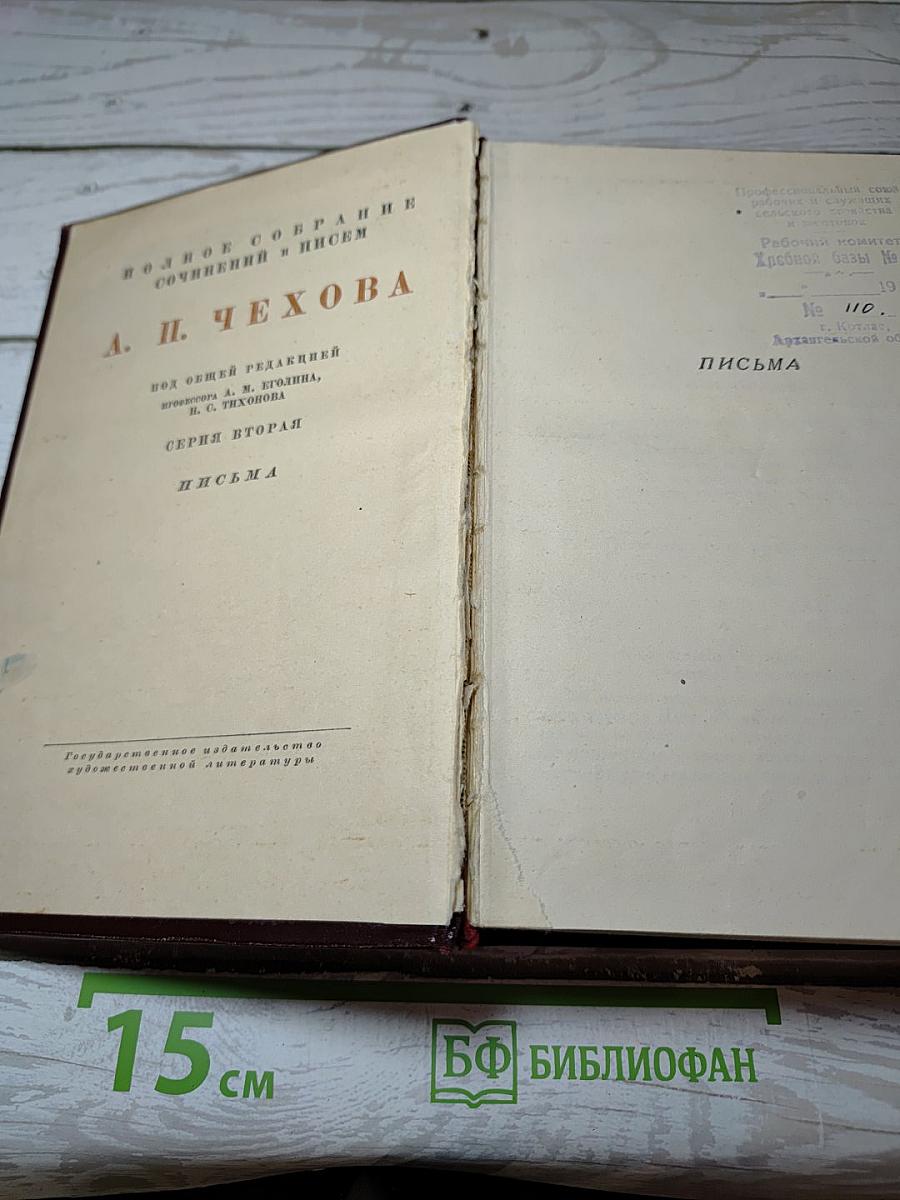 Полное собрание сочинений и писем А. П. Чехова. Серия вторая. Письма. Том 18