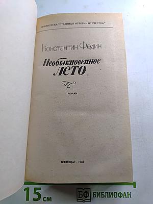 Необыкновенное лето