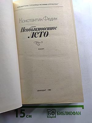 Необыкновенное лето
