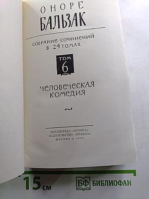 Собрание сочинений в 24 томах. Том 6: Человеческая комедия
