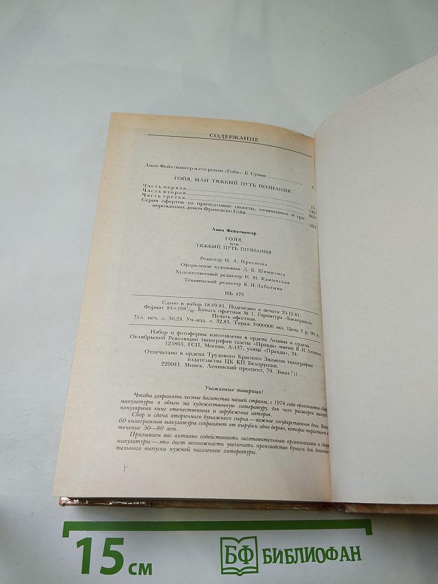 Гойя, или Тяжкий путь познания