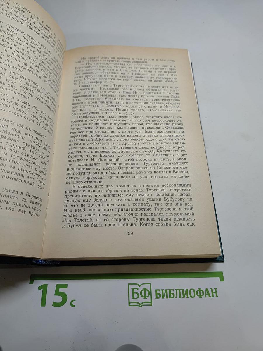 И.С. Тургенев в воспоминаниях современников. Переписка И.С. Тургенева с Полиной Виардо и ее семьей