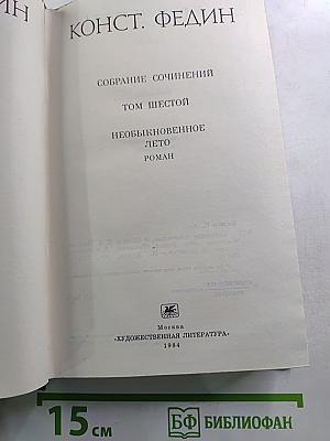 Необыкновенное лето. Собрание сочинений, том 6
