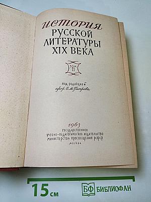 История русской литературы XIX века. Том II