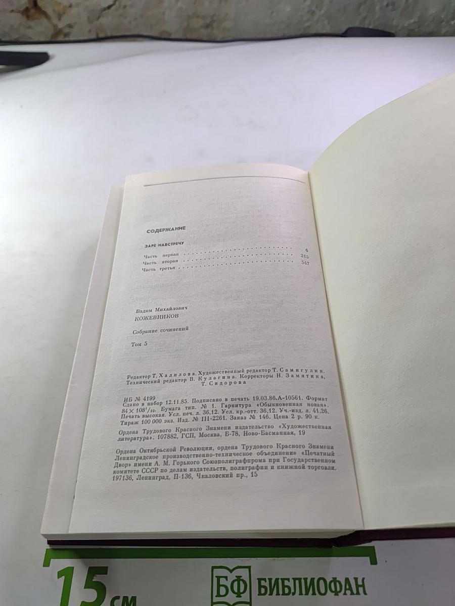 Собрание сочинений. Том пятый. Заре навстречу