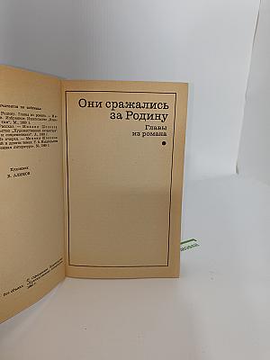 Они сражались за Родину. Судьба человека. Слово о Родине