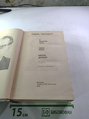 В разгаре лета. Одна ночь. Капли дождя