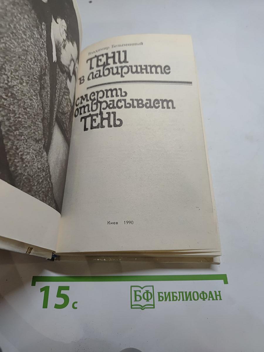 Тени в лабиринте. Смерть отбрасывает тень