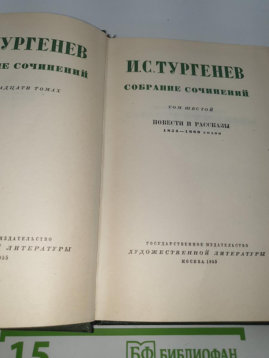 Собрание сочинений. Том шестой. Повести и рассказы 1854-1860 годов