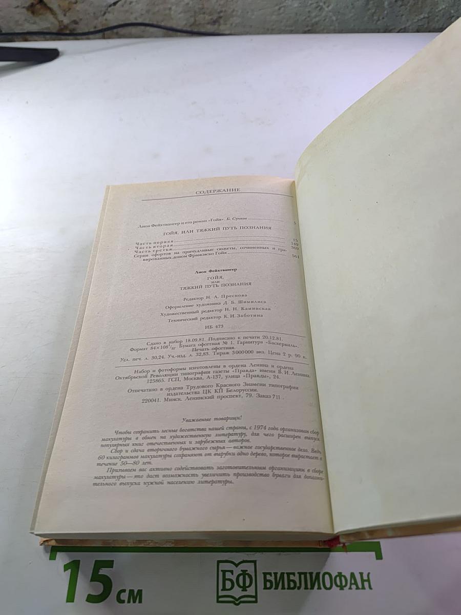 Гойя, или тяжкий путь познания