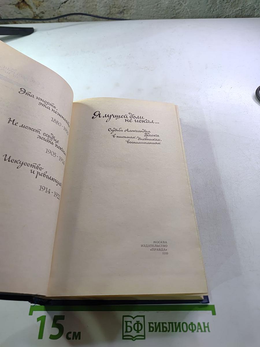 Я лучшей доли не искал... Судьба Александра Блока в письмах, дневниках, воспоминаниях