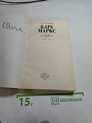 Карл маркс краткий биографический очерк