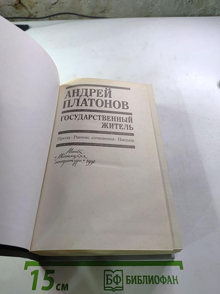 Андрей Платонов. Государственный житель