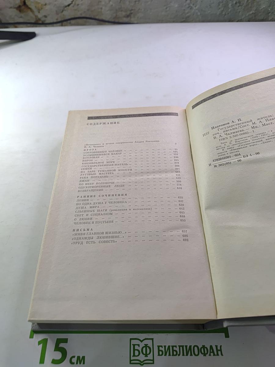 Андрей Платонов. Государственный житель