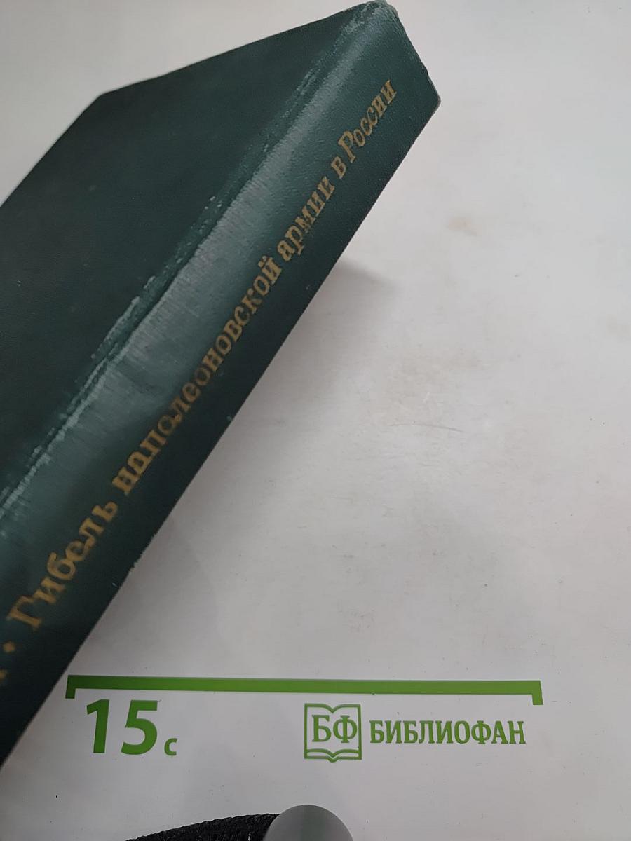 Гибель Наполеоновской Армии в России