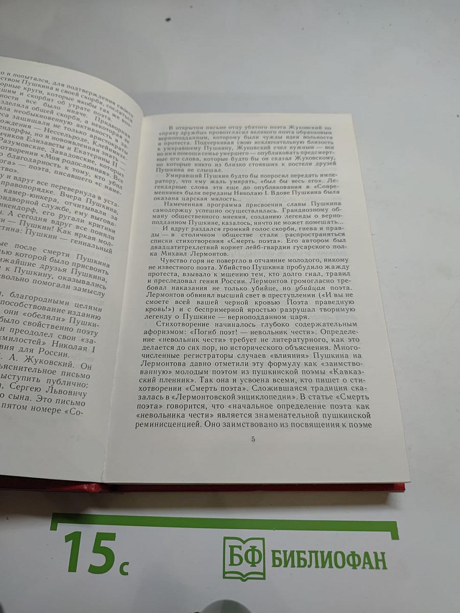 Лермонтов и Пушкин. Проблемы преемственного развития литературы