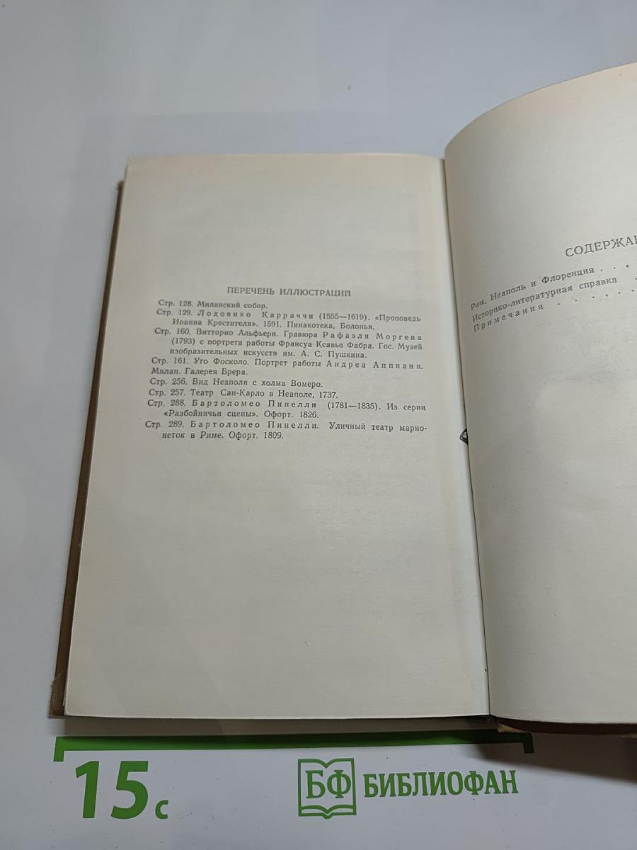 Собрание сочинений в пятнадцати томах. Том девятый: Рим, Неаполь и Флоренция
