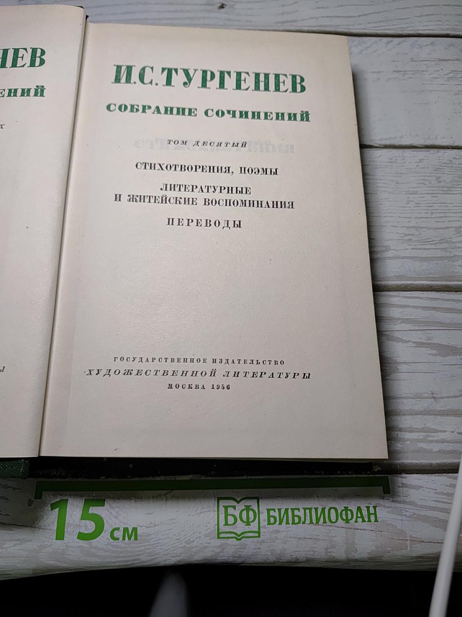 Собрание сочинений. Том десятый. Стихотворения, поэмы, литературные и житейские воспоминания, переводы
