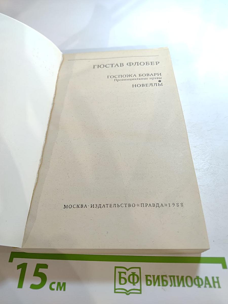Госпожа Бовари. Новеллы