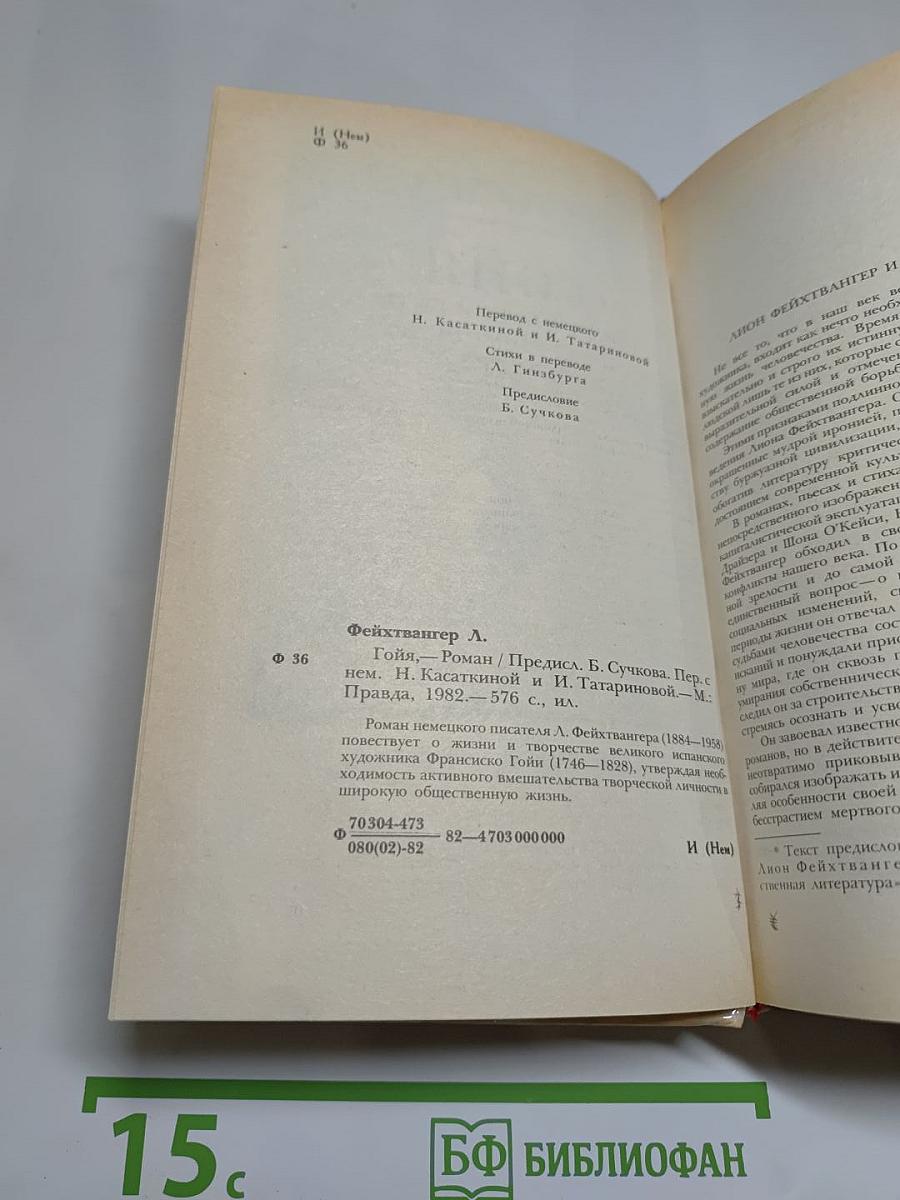 Гойя, или Тяжкий путь познания