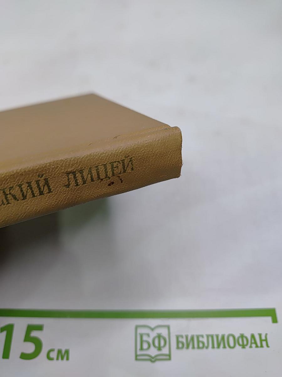 Пушкинский лицей: Очерк-путеводитель